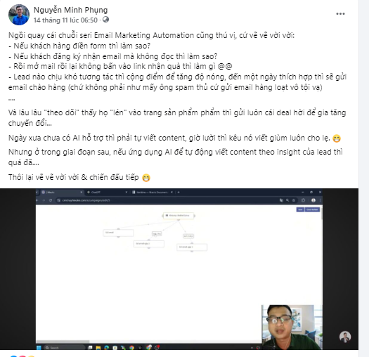 Chia sẻ hành trình bạn đang làm